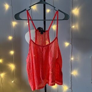 Deb Coral Sheer Tank Top